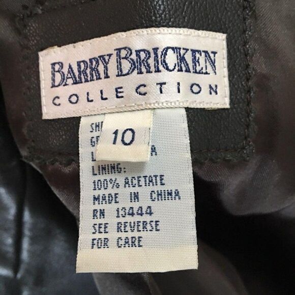Barry Bricken collectionLeather Jacket - Picture 4 of 5